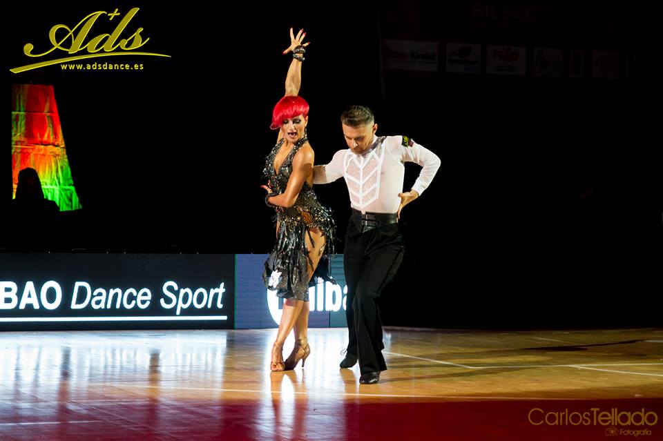 Stefan Grigore and Laura Filipescu en Bilbao Dancesport con zapatos de baile ADS